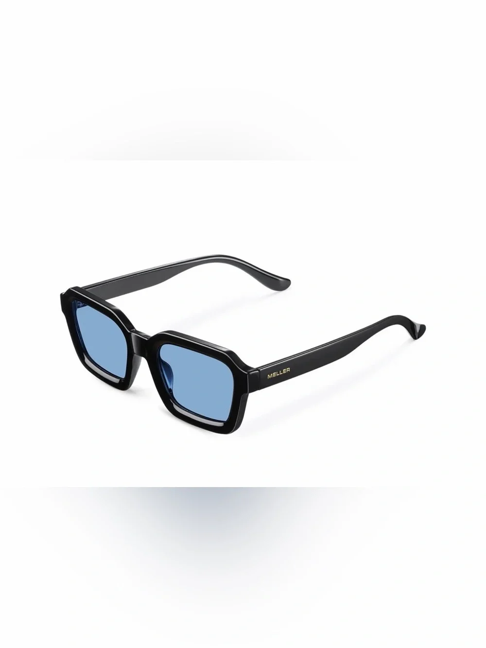 Meller Nayah Black Sea Sunglasses | New w/ Box | Blue Tinted Lenses